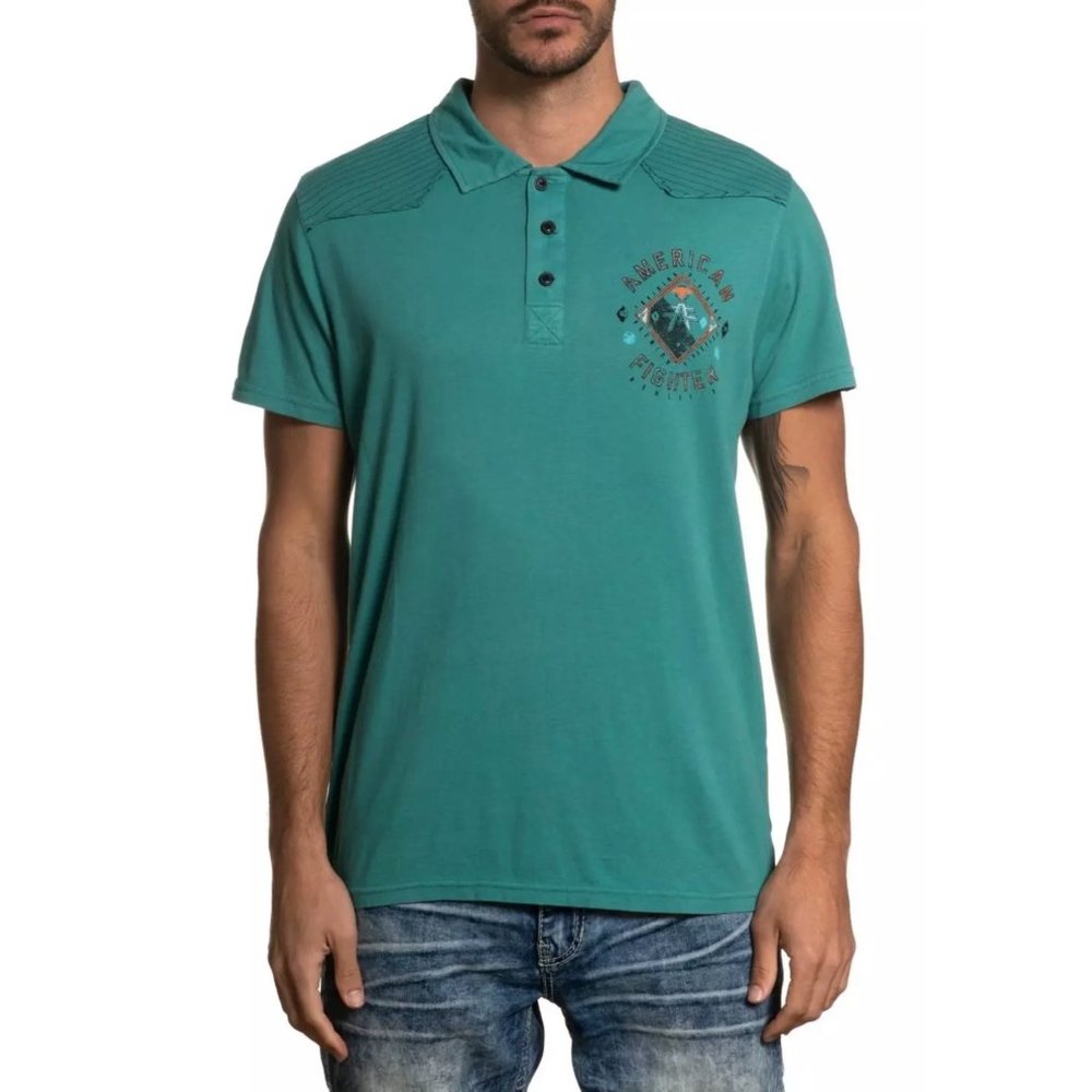 AMERICAN FIGHTER Men's Polo S/S GARDNER Premium